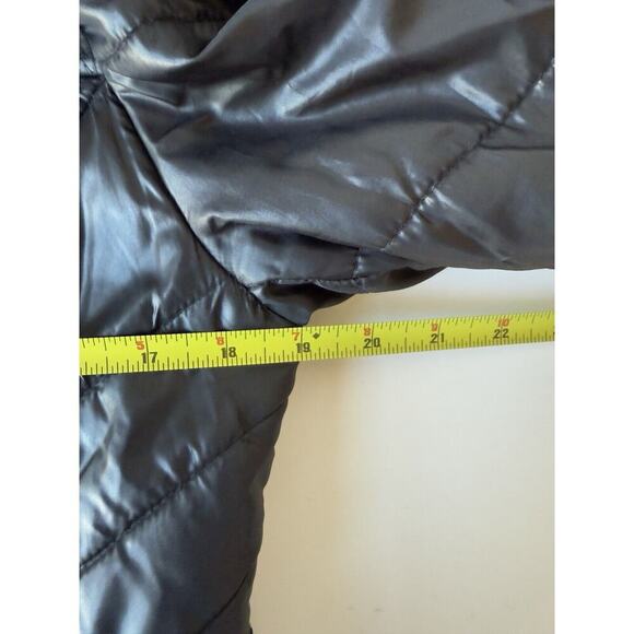 Mossimo Women's Quilted Puffer Jacket Knee Length Size S Black Hooded​ - Picture 6 of 7